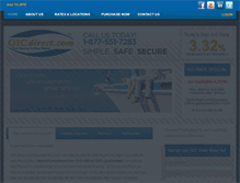 Tablet Screenshot of gicdirect.com